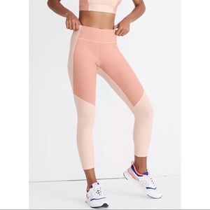 Outdoor Voices x Madewell 3/4 Warmup Pink Leggings
